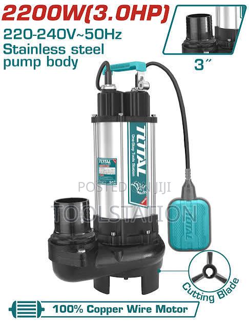 Sewage Submersible Pump 2200W(3.0HP) Max.head:13mTWP
