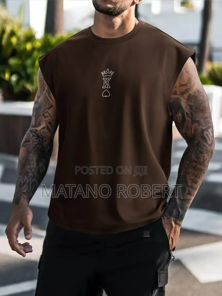 High Quality Cotton Sleeveless T Shirts