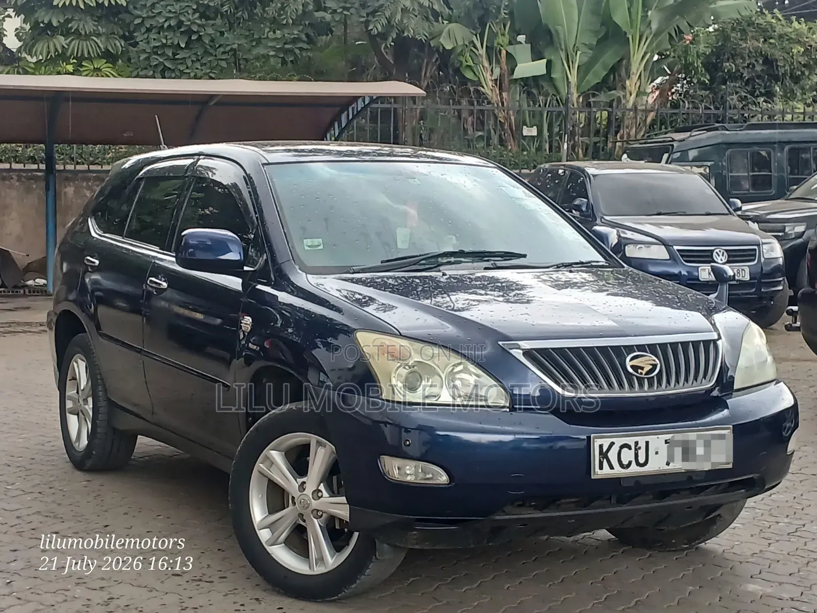 Toyota Harrier 2012 Blue