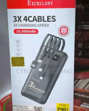 Excellent P40 10,000 mAh Powerbank