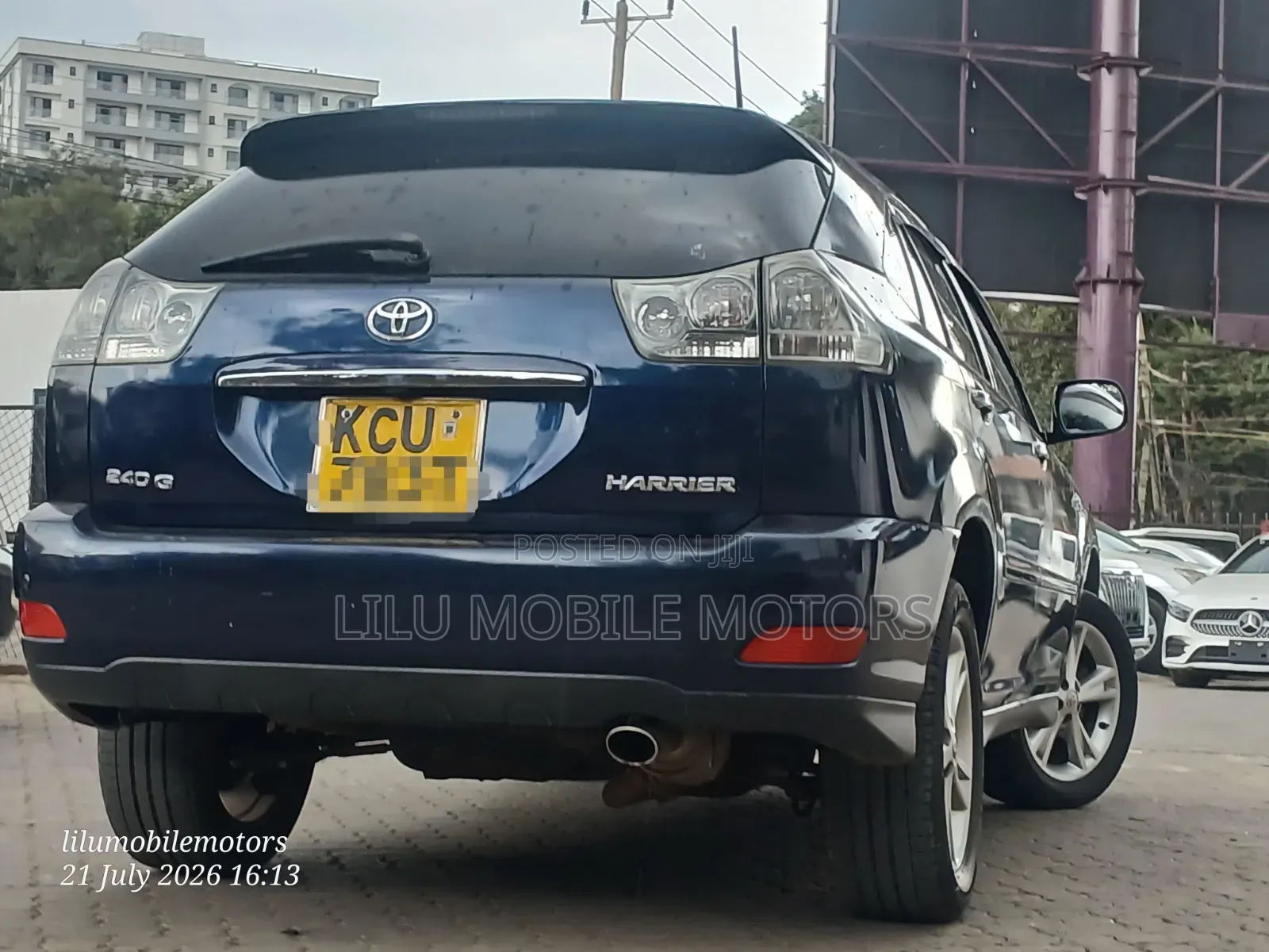 Toyota Harrier 2012 Blue