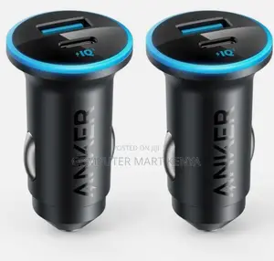 Anker Car Charger (30w, 2 Ports) Black(car)