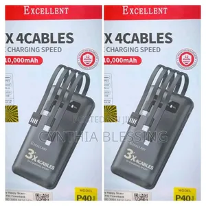 Excellent P40 10,000 mAh Powerbank