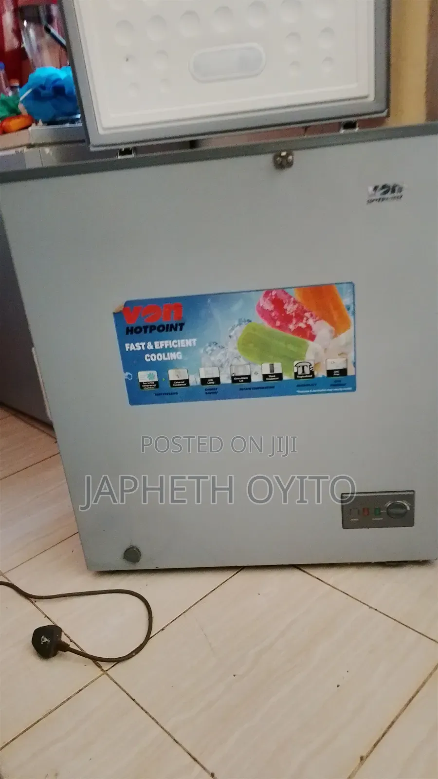 Von Hotpoint 150L Chest Freezer – Description
