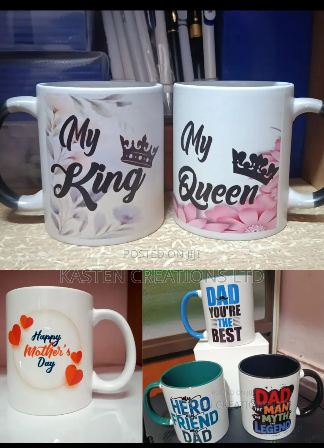 Best Mum Best DAD Mugs Print