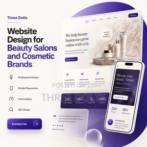 Website Design for Beauty Salons and Cosmetic Brands