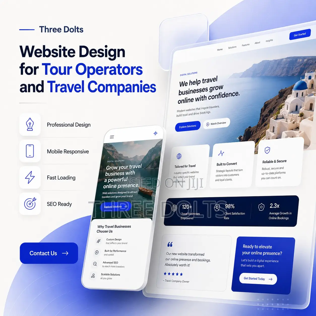 Website Design for Tour Operators and Travel Companies