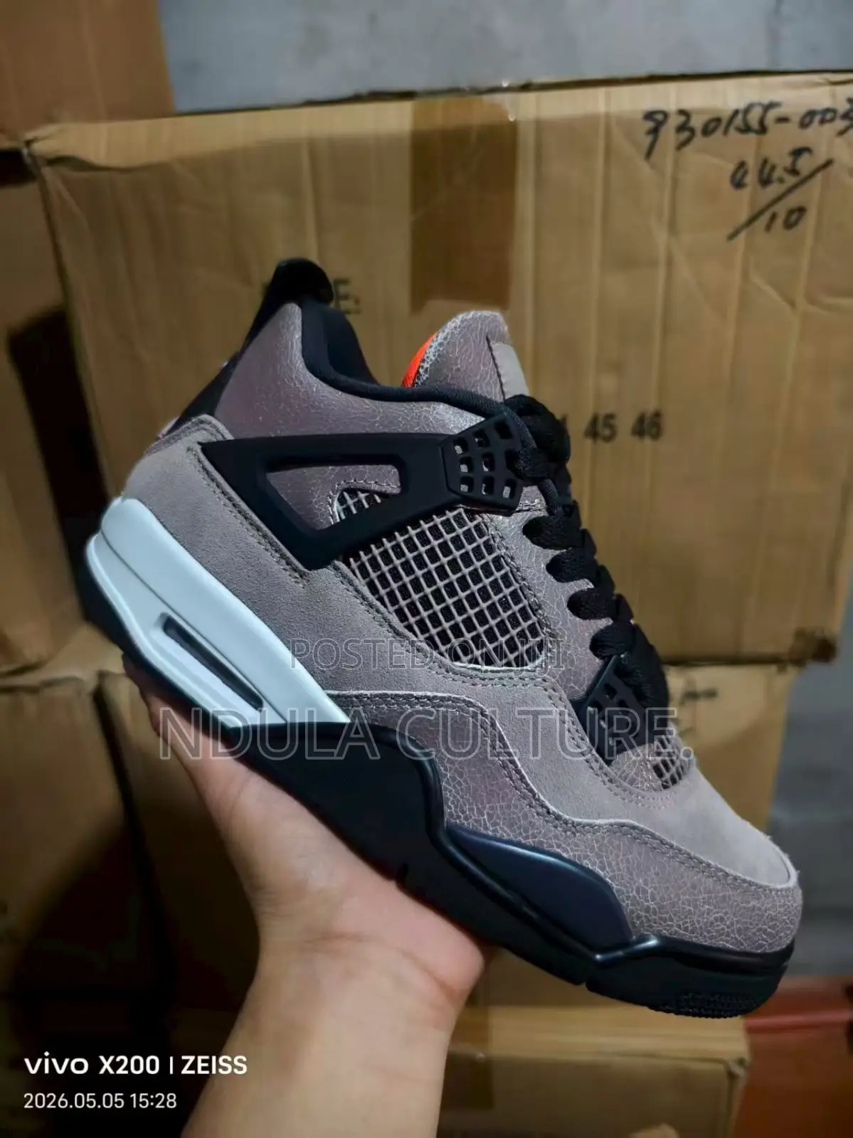 Original Leather Jordan 4 Retro Bin
