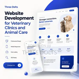 Website Development for Veterinary Clinics and Animal Care