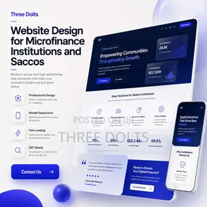 Website Design for Microfinance Institutions and Saccos