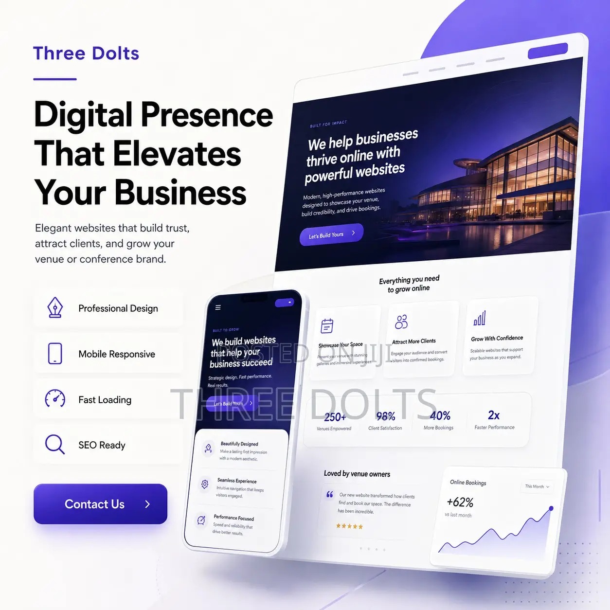 Website Design for Event Venues and Conference Centers