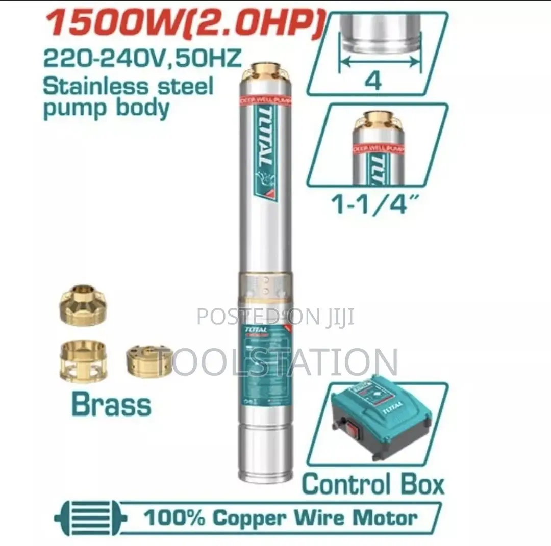TWP515006 4" Deep Well Pump power:1500W(2.0HP)Max.head:135m