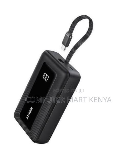 Anker Power Bank (, 30W, Built-in USB-C and Lightning Cable) - thumbnail 2