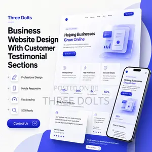 Business Website Design With Customer Testimonial Sections