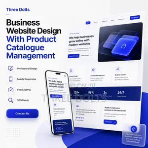 Business Website Design With Product Catalogue Management