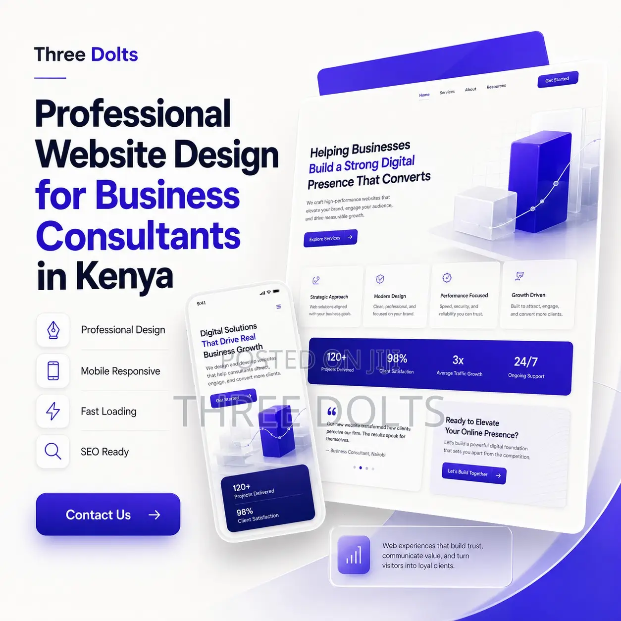 Professional Website Design for Business Consultants in Kenya