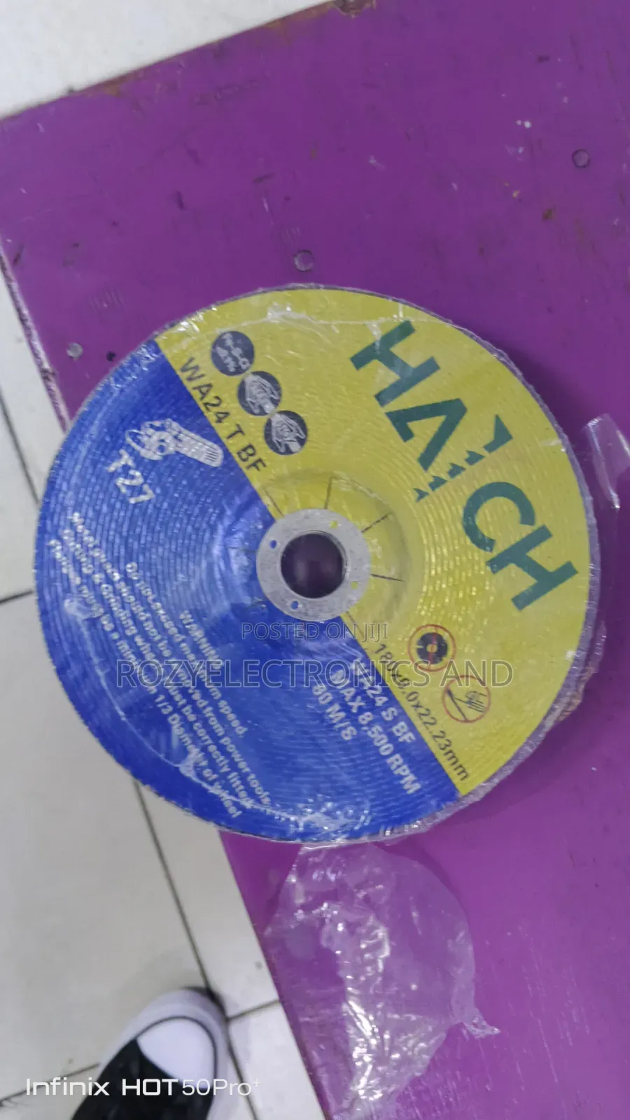 Metal Grinding Disc 7"