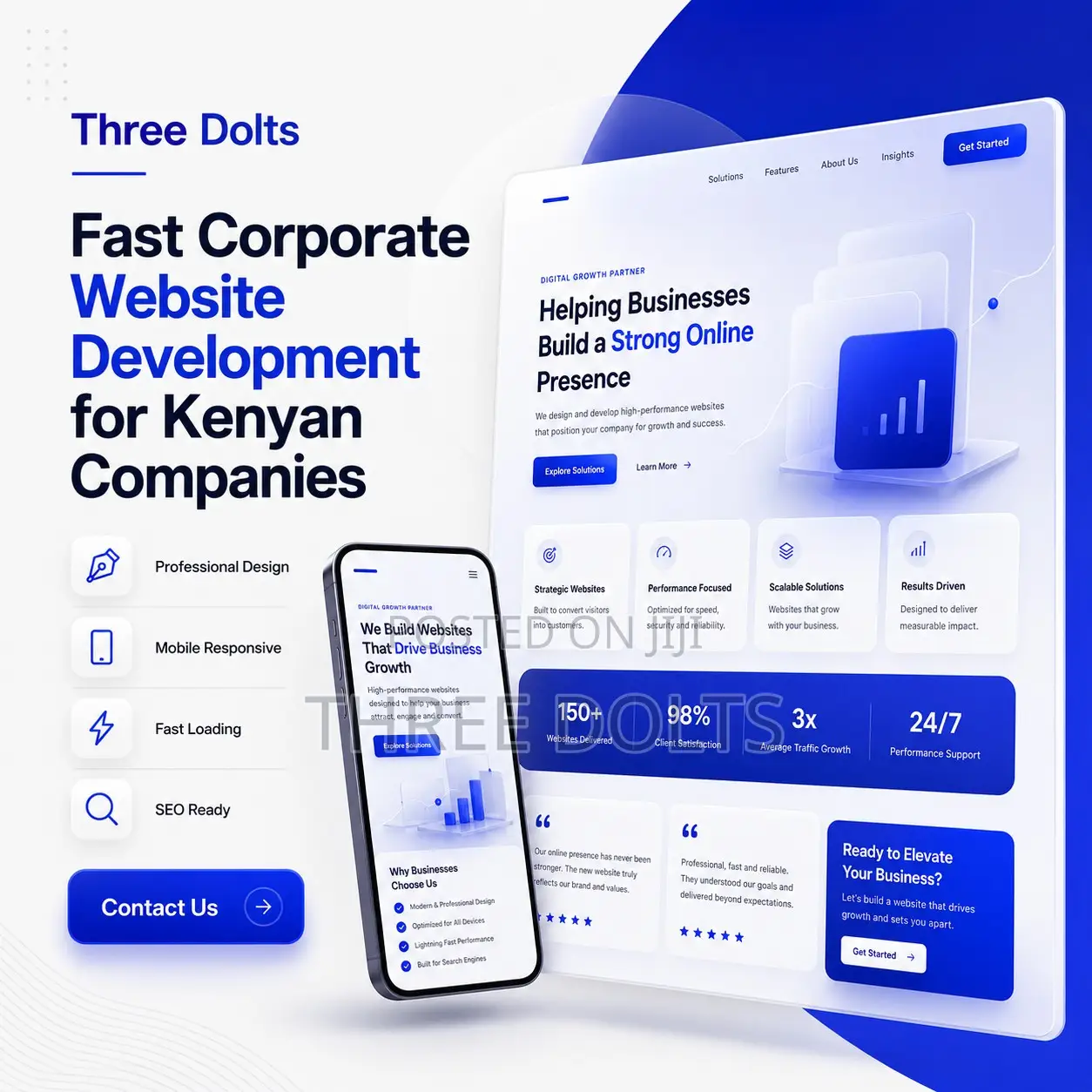 Fast Corporate Website Development for Kenyan Companies