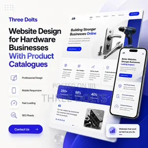 Website Design for Hardware Businesses With Product Catalogues