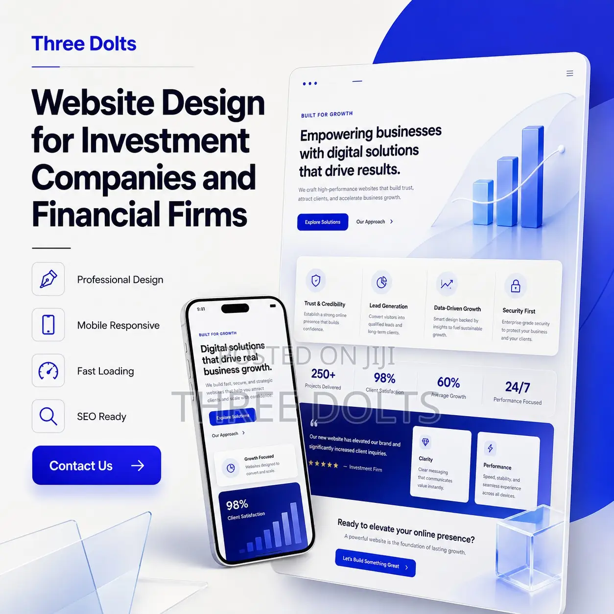 Website Design for Investment Companies and Financial Firms