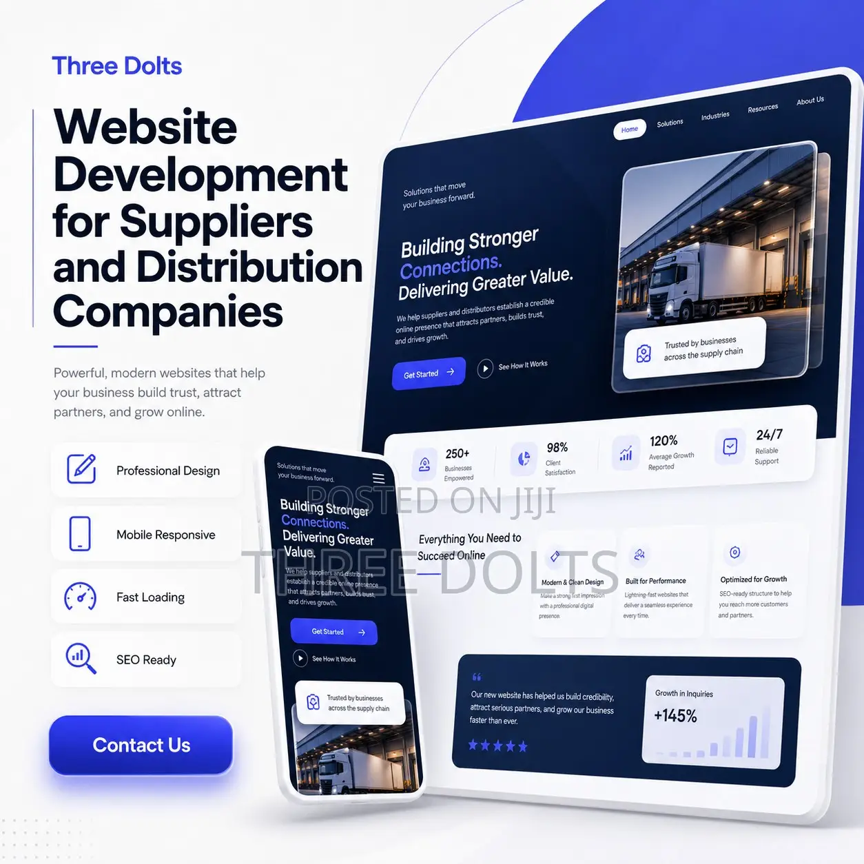 Website Development for Suppliers and Distribution Companies
