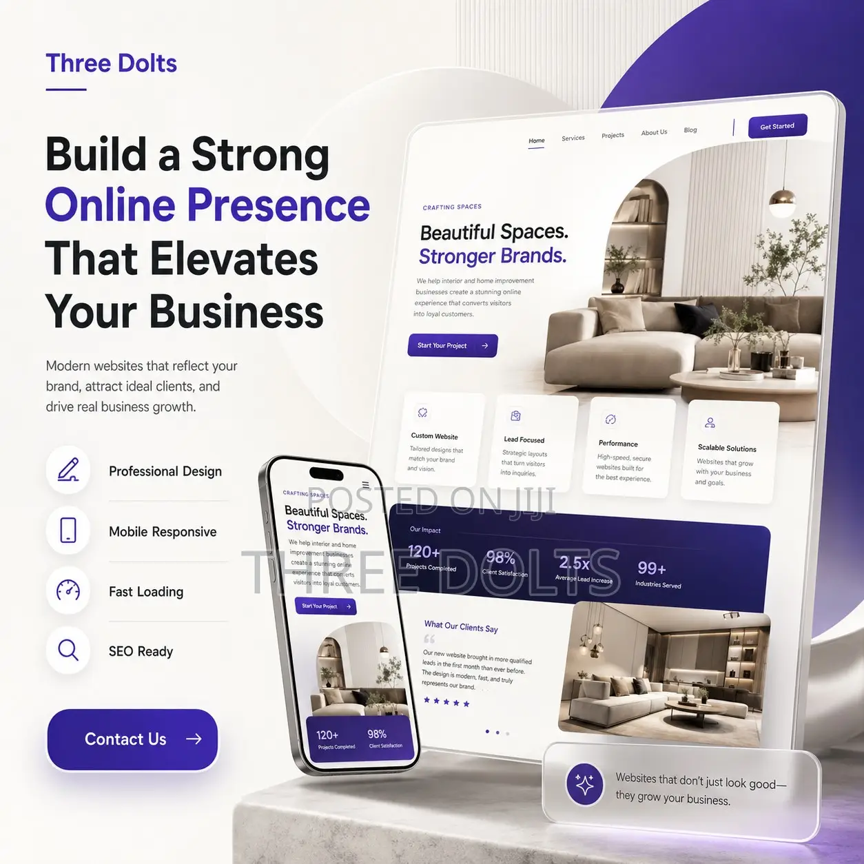 Website Design for Interior Decor and Home Improvement Businesses