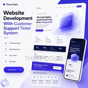 Website Development With Customer Support Ticket System