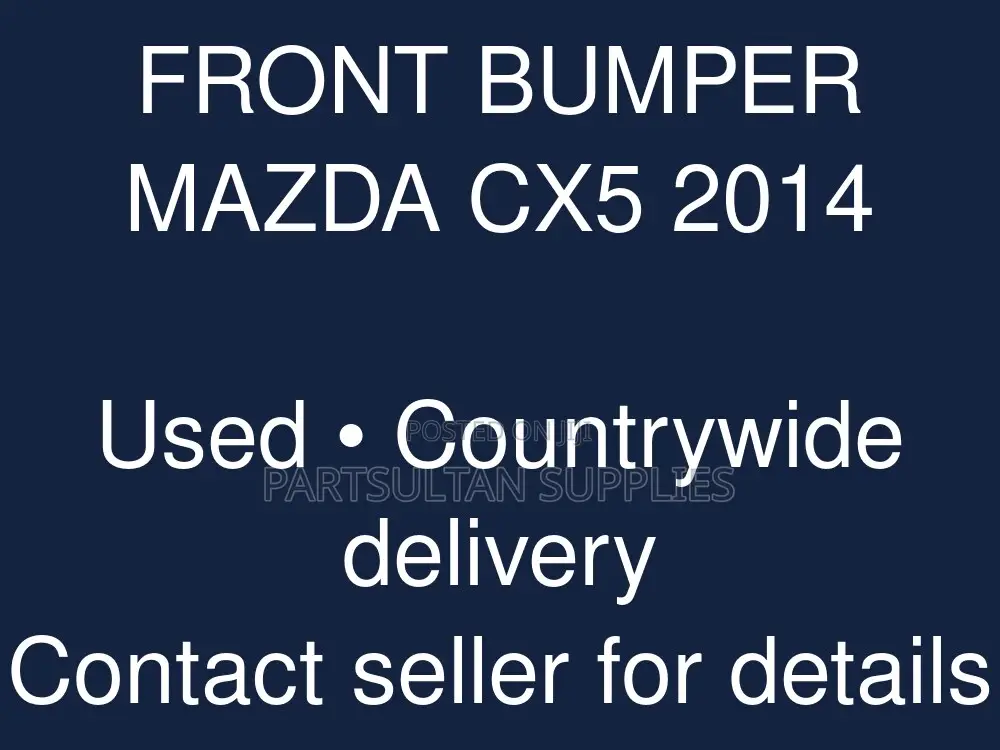 Front Bumper Mazda Cx5 2014