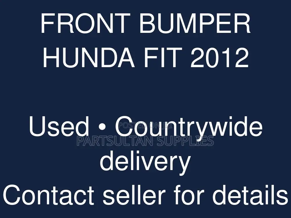 Front Bumper Hunda Fit 2012