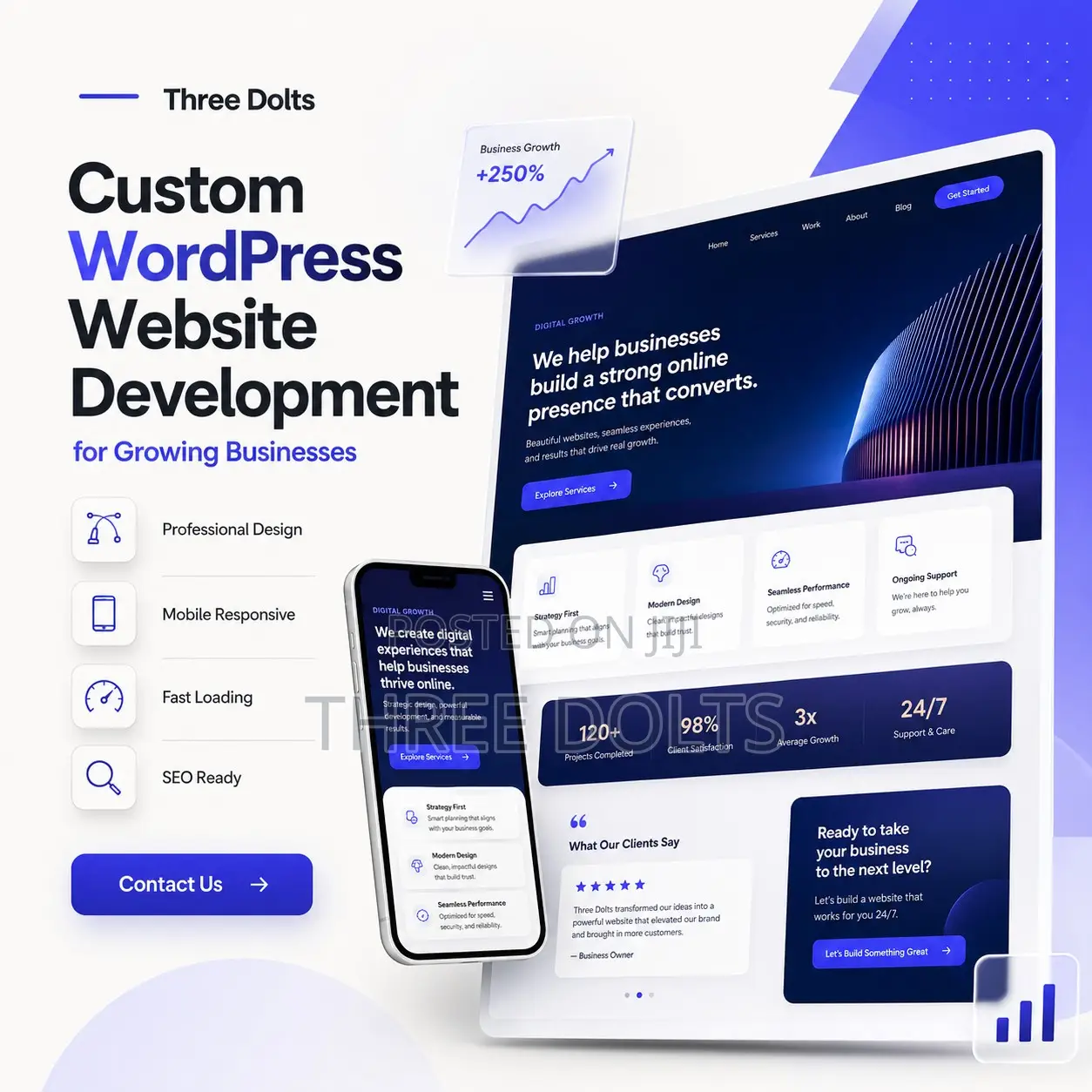Custom WordPress Website Development for Growing Businesses
