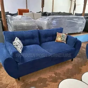 Blue 2-Seater Sofa