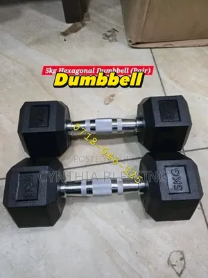 5kg Hexagonal Dumbbell_58