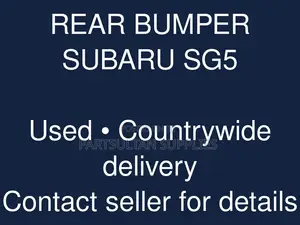 Rear Bumper Subaru Sg5