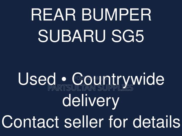 Rear Bumper Subaru Sg5