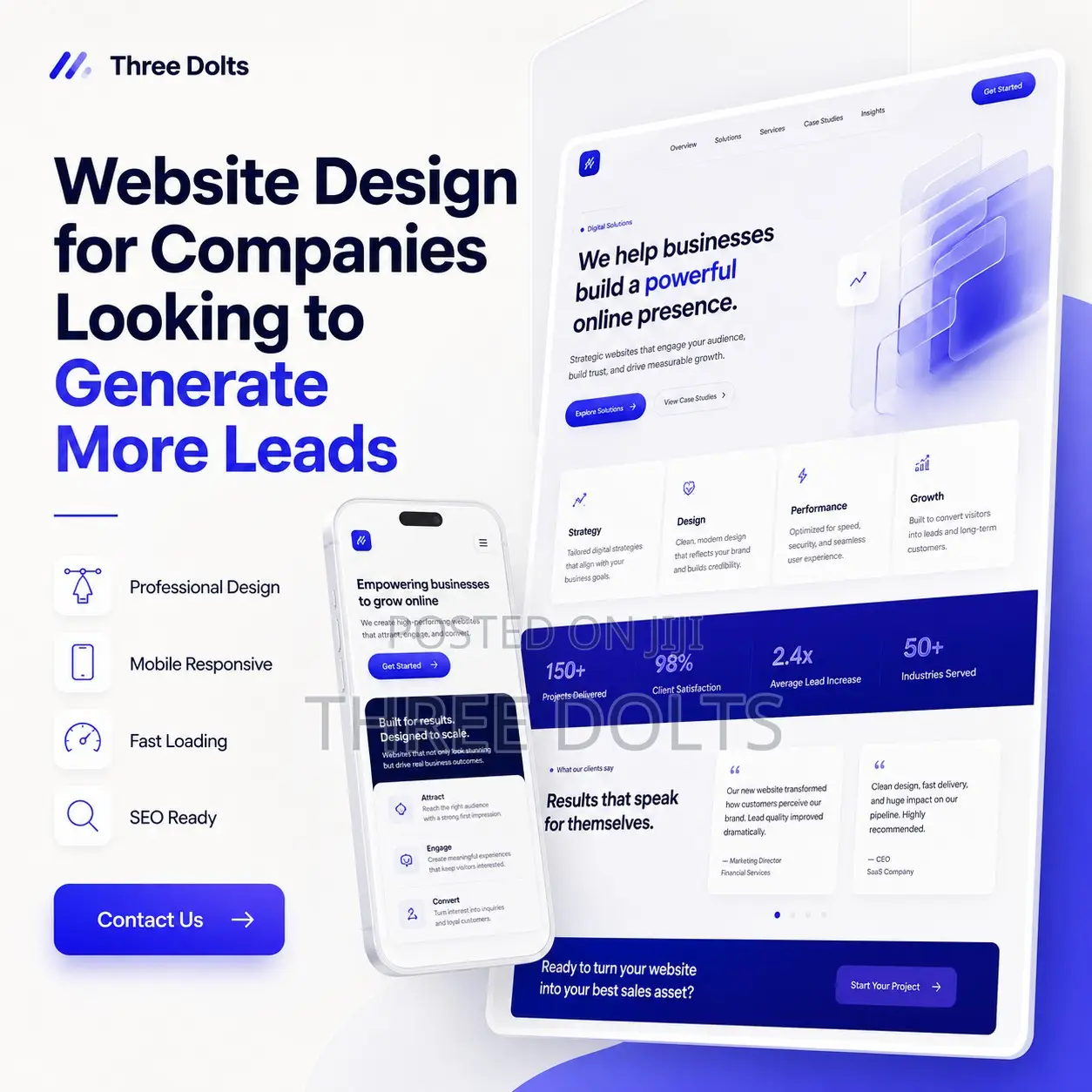 Website Design for Companies Looking to Generate More Leads