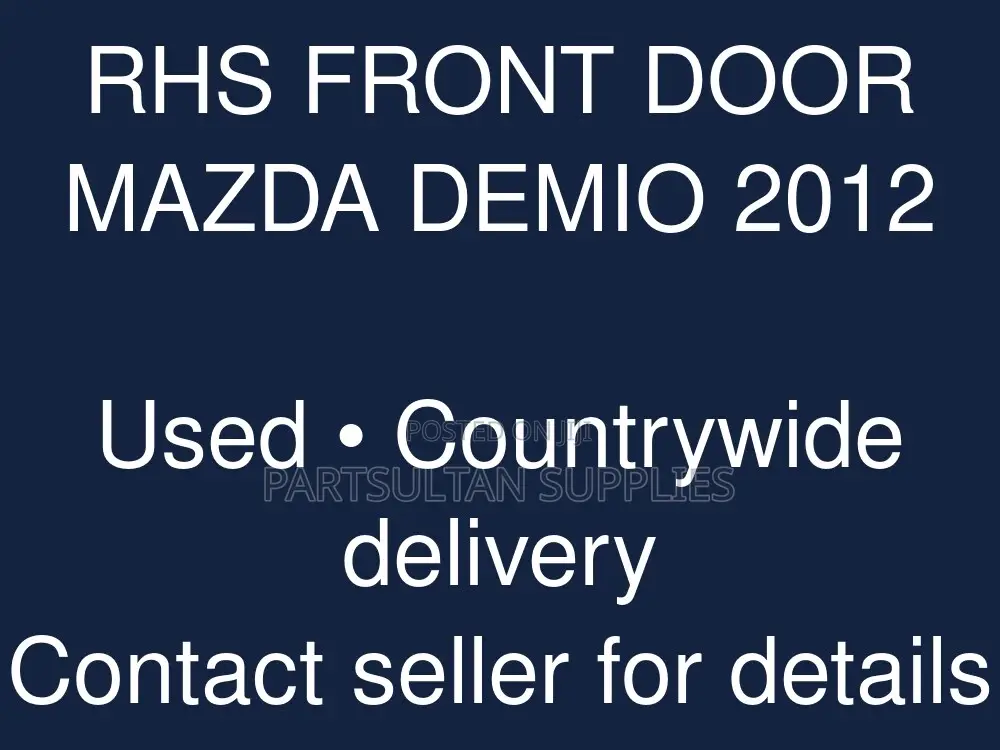 RHS Front Door Mazda Demio 2012