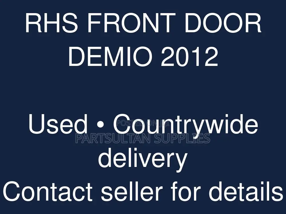 RHS Front Door Demio 2012