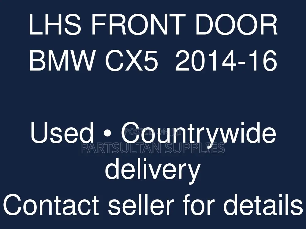 LHS Front Door BMW Cx5 2014-16
