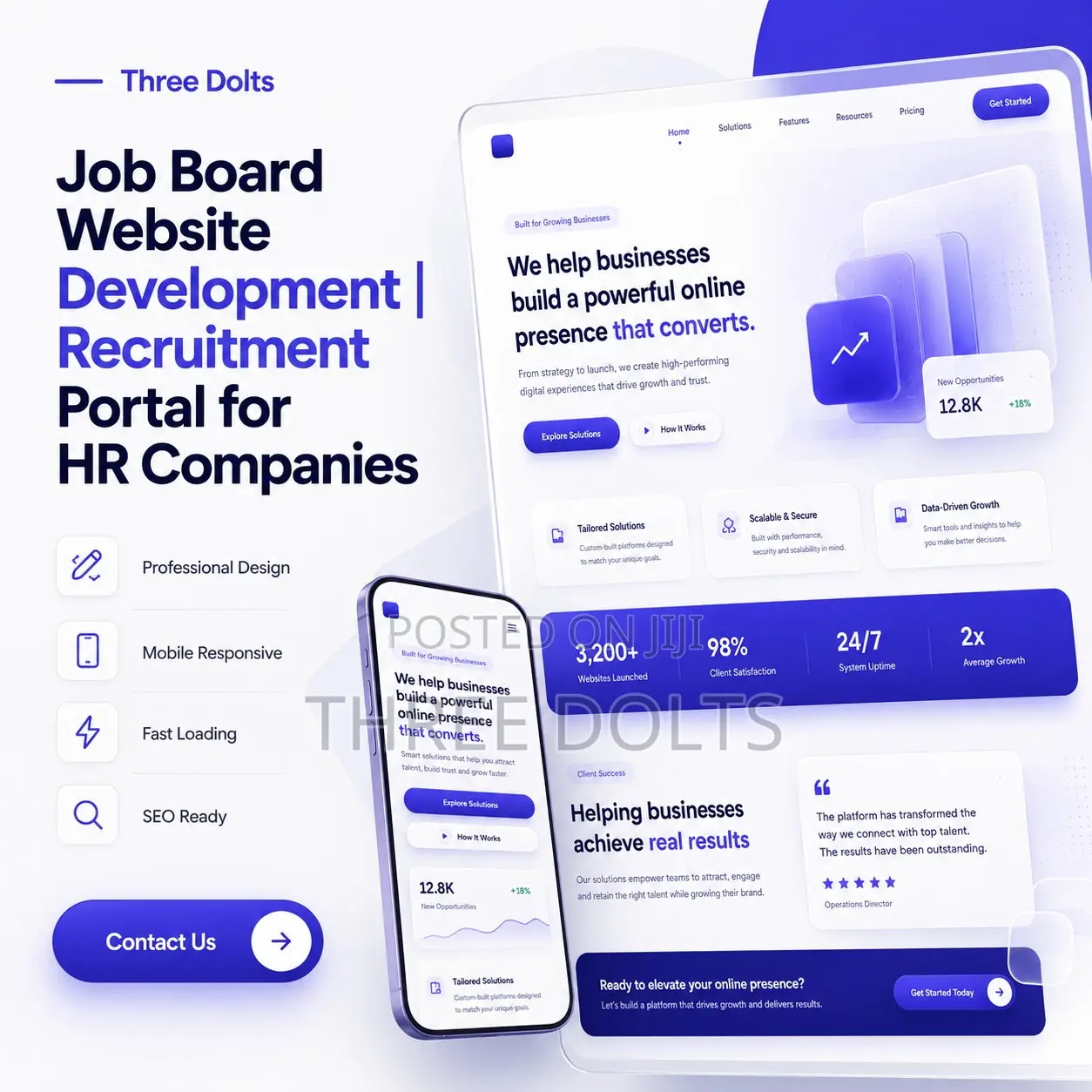 Job Board Website Development | Recruitment Portal for HR Companies