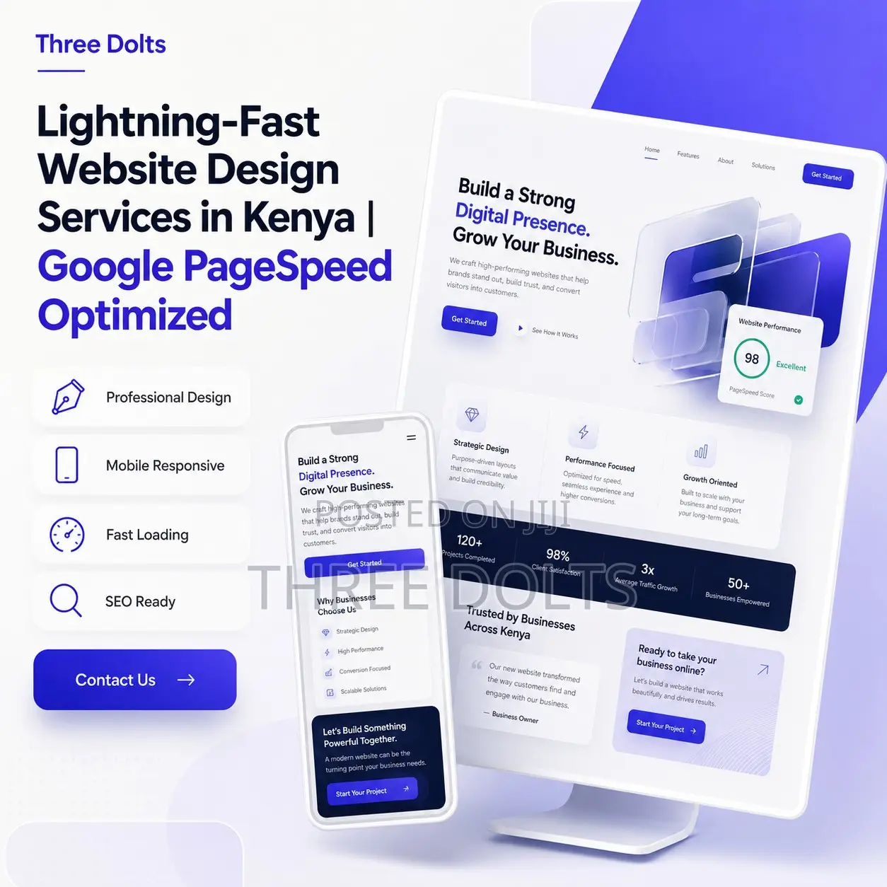 Lightning-Fast Website Design Services in Kenya | Google Optimized