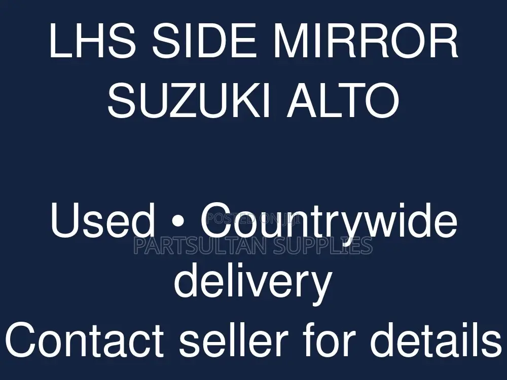 LHS Side Mirror Suzuki Alto