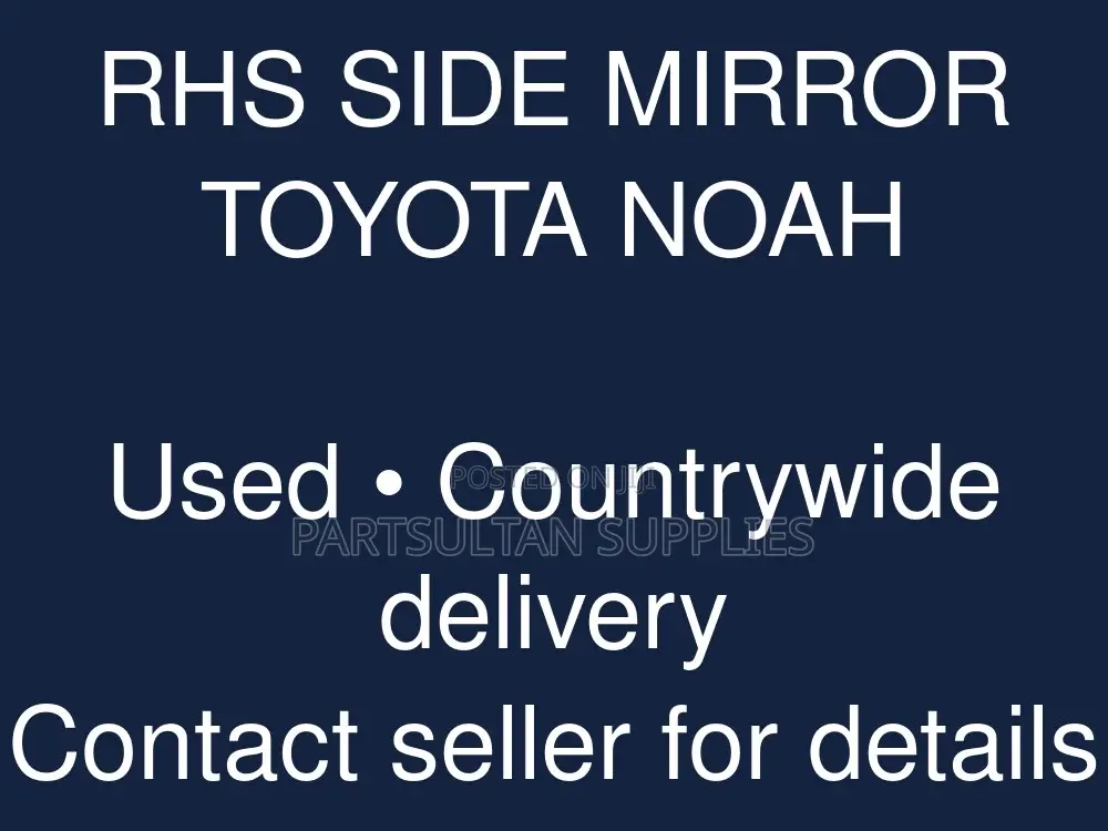 RHS Side Mirror Toyota Noah