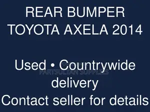 Rear Bumper Toyota Axela 2014