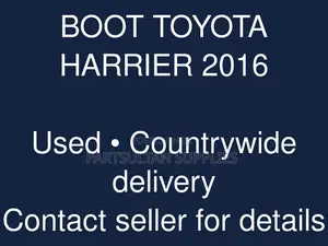 Boot Toyota Harrier 2016