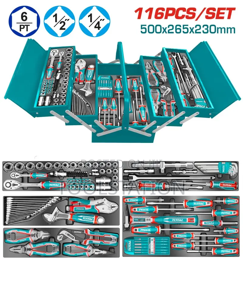 116 PCS Tools Chest Set TOTAL THTCS351167