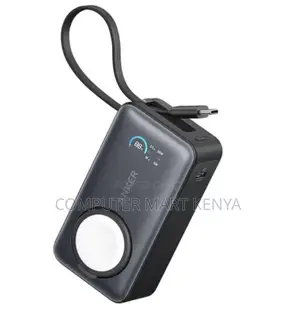Anker MagGo 10kmAh, 30W Built in USB-C Cable, Made for Apple Watch