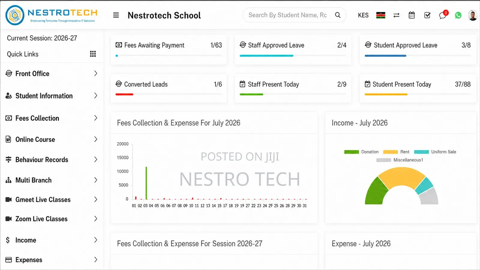 Take Your School Digital With NestroTech School Management System