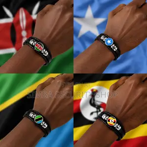 Country National Flag Bangle Bracelet Kenya Somalia Tanzania Uganda