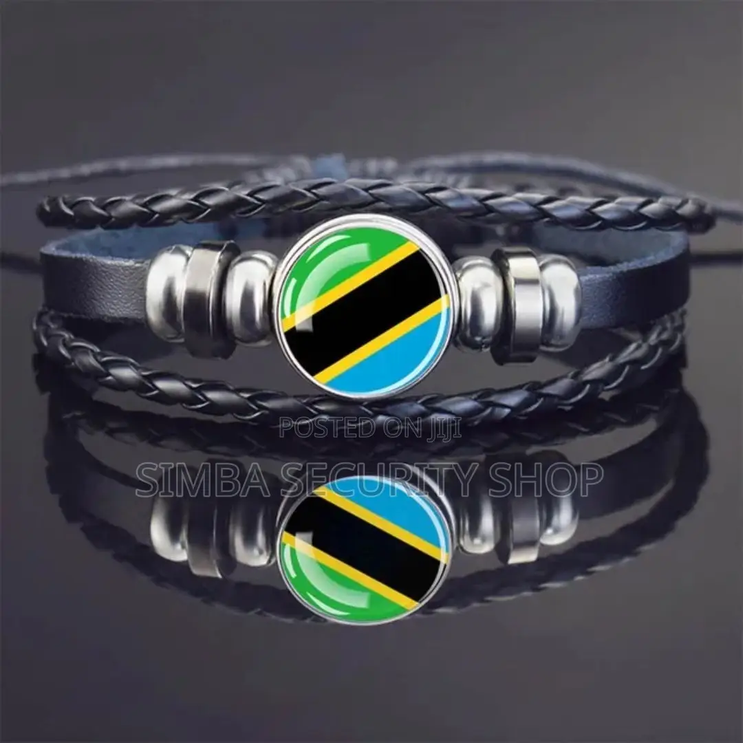 Tanzania Flag Bracelet Tanzanian Bangle Wristband Safari Gift National