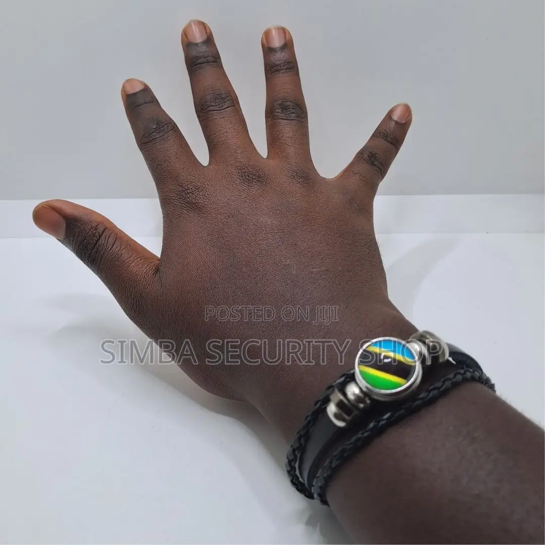 Tanzania Flag Bracelet Tanzanian Bangle Wristband Safari Gift National